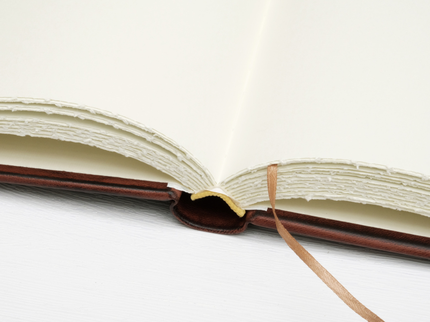 Leather Guest Book Antique Mediumproduct image #3