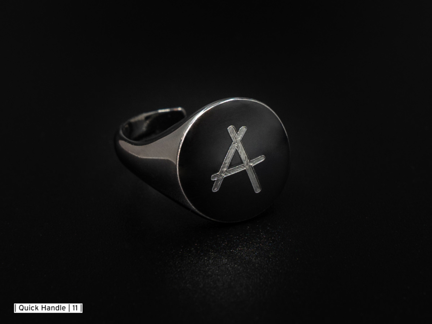 Anatolio Signet Ring Men Adjustable 925 Sterling Silver BRHproduct image #2