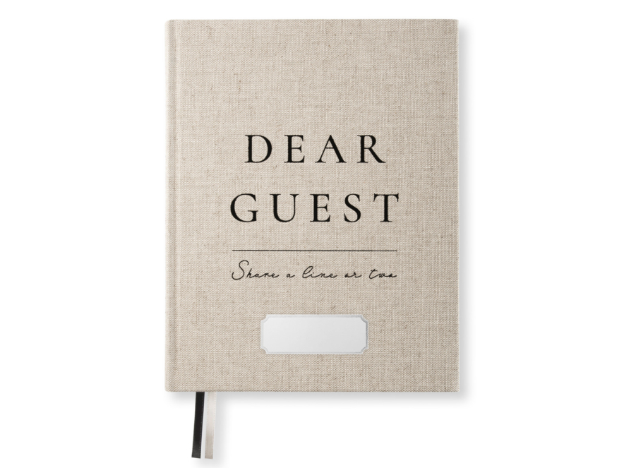 Guest Book Paperstyle Large "Dear Guest"product image #1