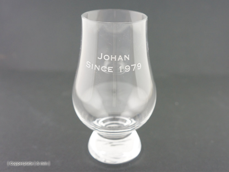 Whiskey Glasses Glencairn Set of 6 engravedproduct image #2