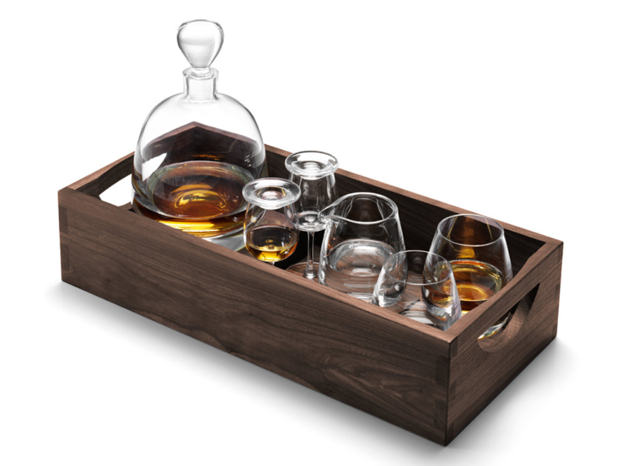 Whiskey Decanter Set With Tray Personalized LSA Islay Connoisseurproduct image #1