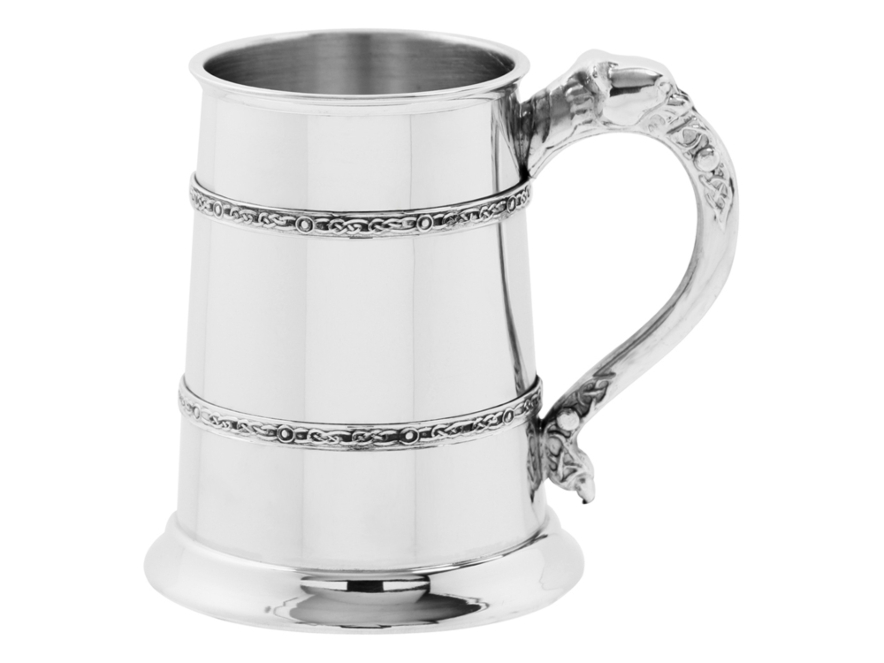 Handmade Pewter Mug Beer Tankard Kieran Celtic 17 ozproduct image #1