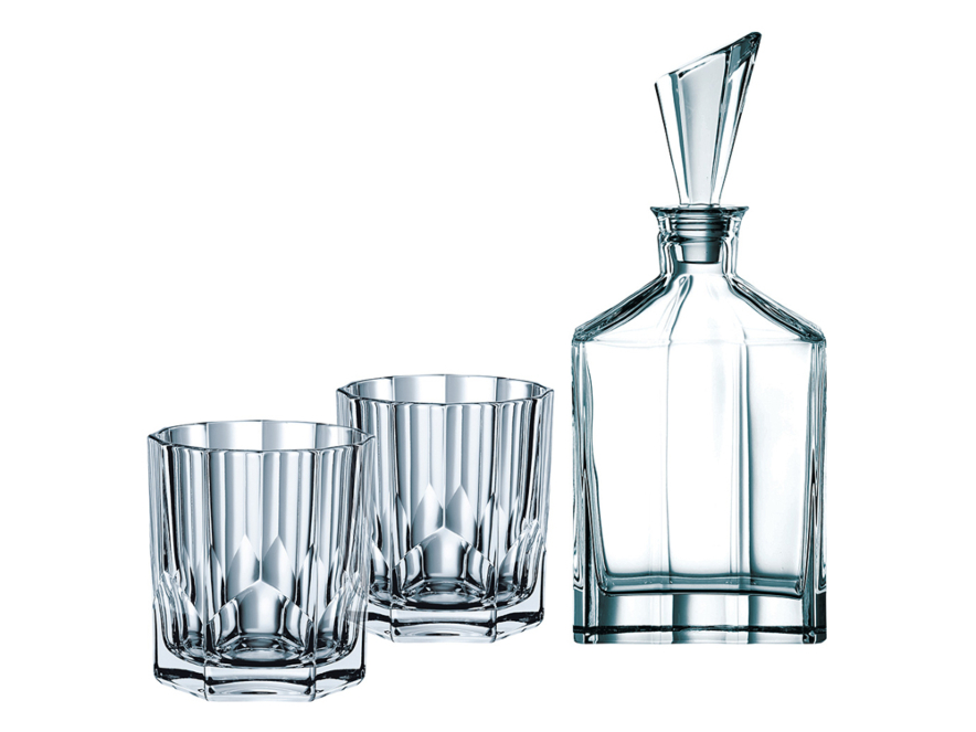 Whiskey Decanter Crystal Set Nachtmann Aspenproduct image #1
