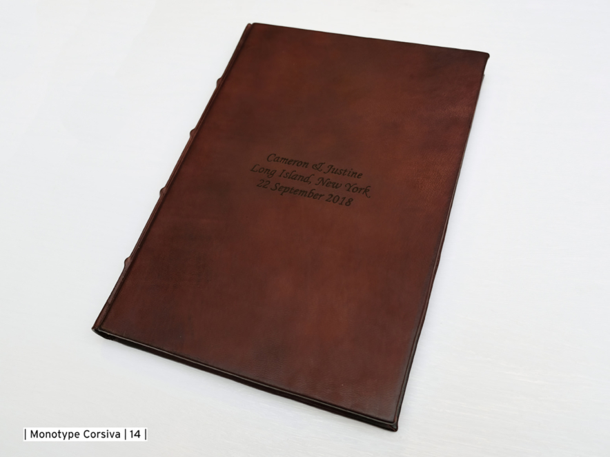 Leather Guest Book Antique Largeproduct image #4