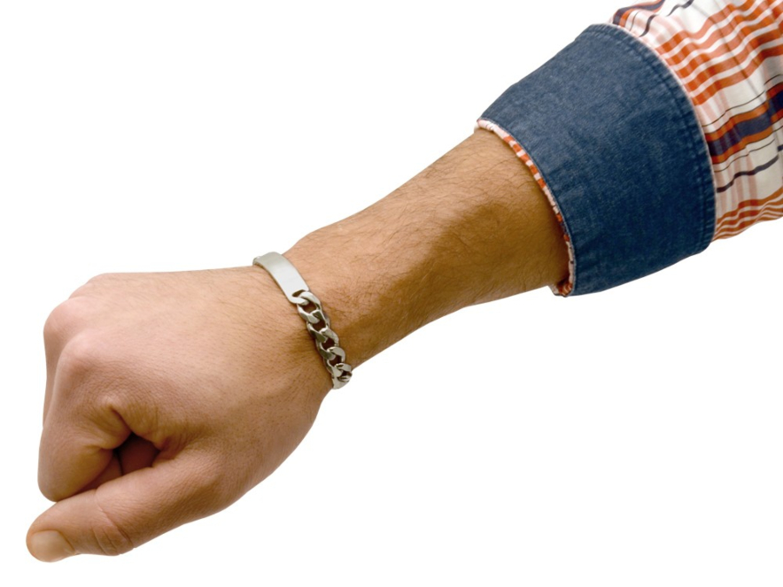 925 Sterling Silver Mens Bracelet Engraved RH Roarkproduct image #3