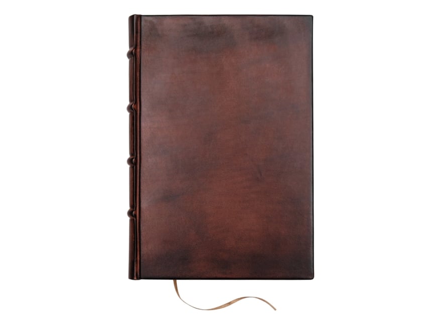 Leather Guest Book Antique Mediumproduct image #1