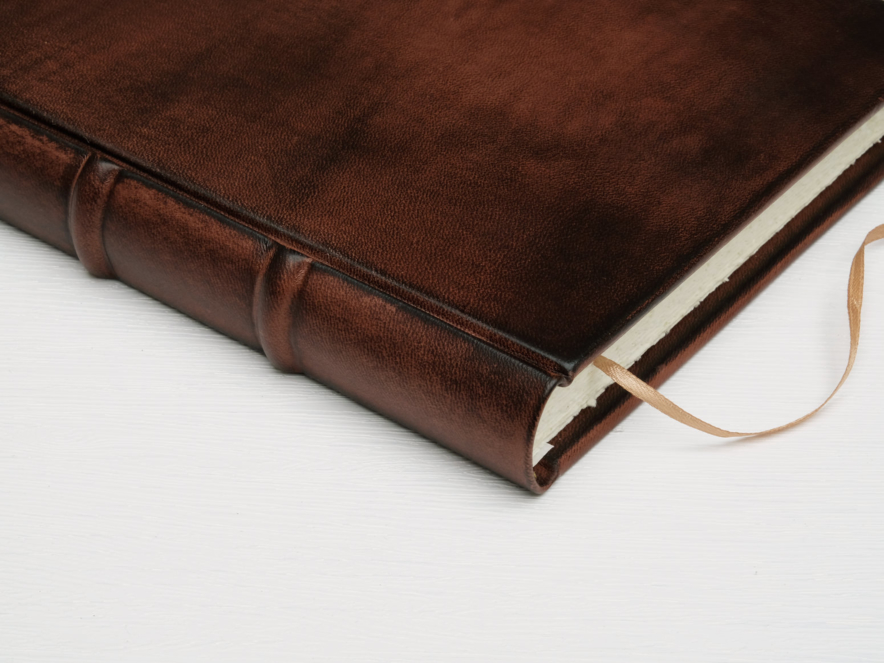 Leather Guest Book Antique Mediumproduct image #2