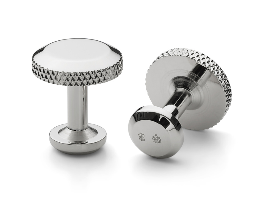 Engraved Cufflinks Skultuna 1607 Icon Model 8 Steelproduct image #1