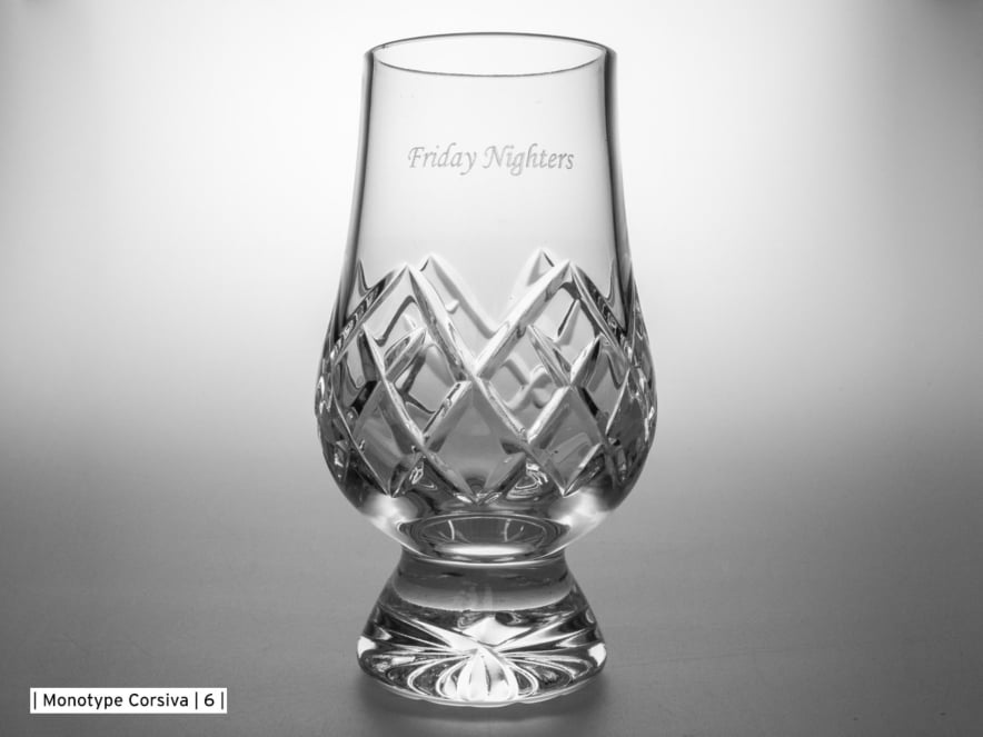 Whiskey Glasses Glencairn Cut Set of 2 Engravedproduct image #2
