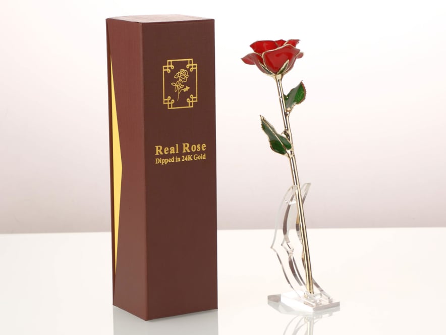 24K Gold Plated Rose Frejaproduct image #5