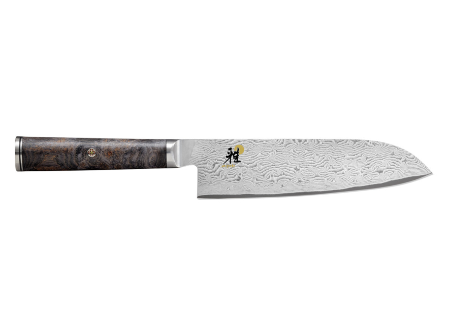 Chefs Knife Japanese Engraved Miyabi 5000MCD 67 Black Santoku 7 inproduct image #1