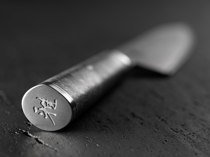 Chefs Knife Japanese Engraved Miyabi 5000MCD 67 Black Santoku 7 inproduct image #2