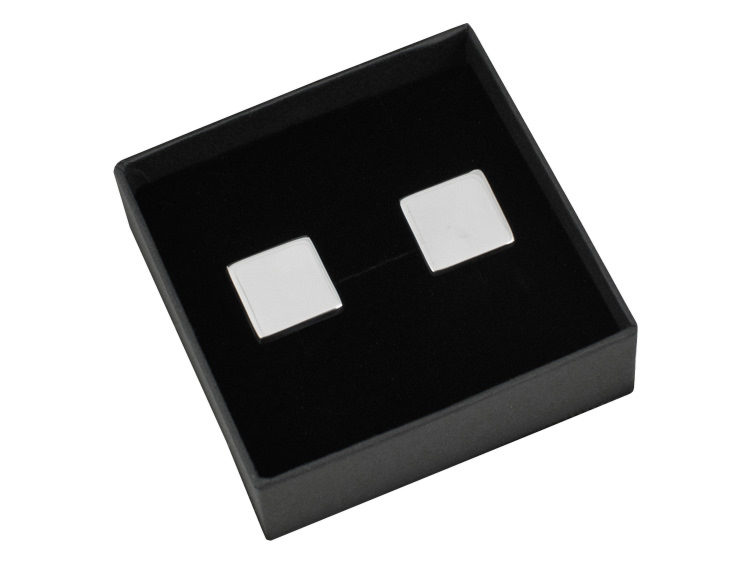 Engraved Cufflinks Milano 925 Sterling Silver Squareproduct image #3