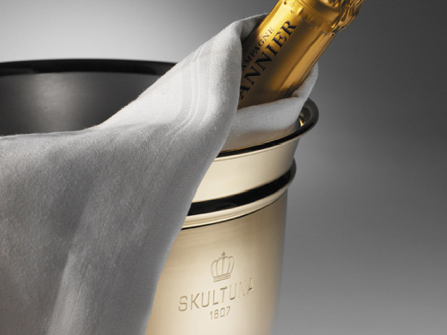 Champagne & Wine Bucket Skultuna 1607 Polished Brassproduct image #3