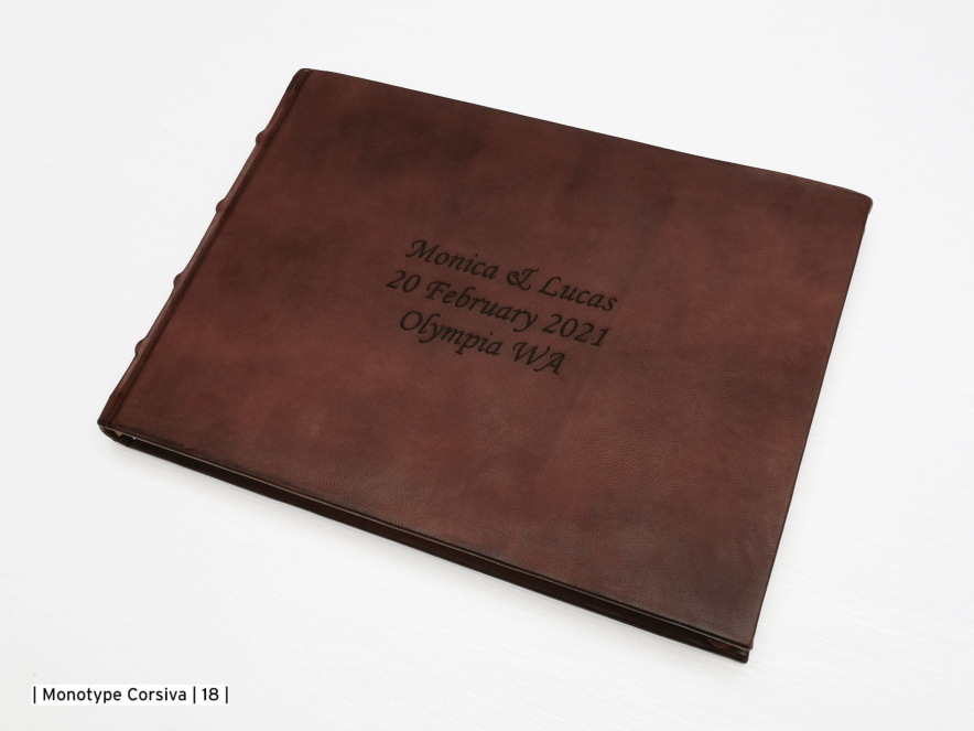 Leather Guest Book Classic Largeproduct image #4