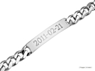 925 Sterling Silver Mens Bracelet Engraved RH Roarkproduct thumbnail #2