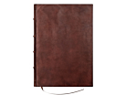 Leather Guest Book Antique Largeproduct thumbnail #1