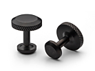 Engraved Cufflinks Skultuna 1607 Icon Model 8 Titanium Blackproduct thumbnail #1