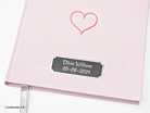 Personalized Guest Book Baby Shower Girl Pink Heartproduct thumbnail #2