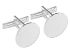 Vincenzo Cufflinks Round 925 Sterling Silver WRHproduct thumbnail #1