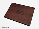 Leather Guest Book Classic Largeproduct thumbnail #4