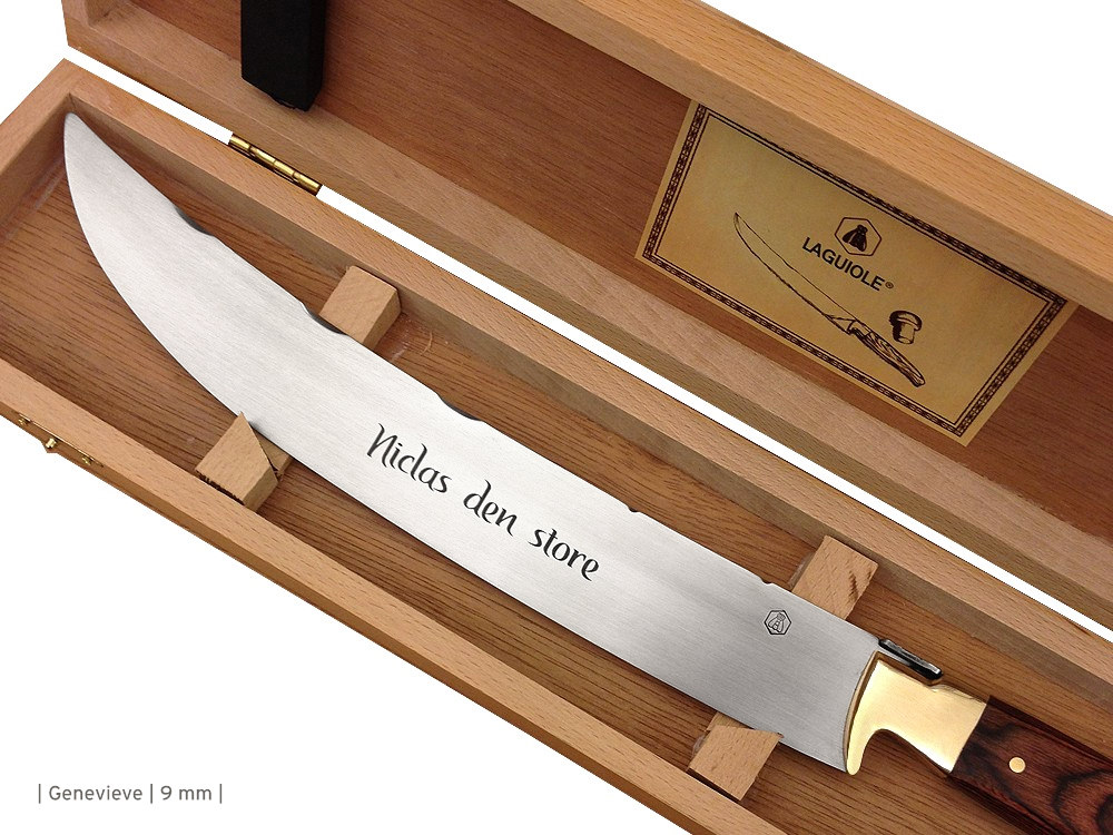 Champagne Saber Laguiole La Roque with Logo Engravingproduct zoom image #2
