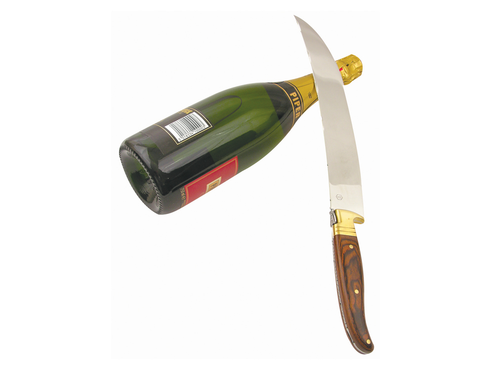 Champagne Saber Laguiole La Roque with Logo Engravingproduct zoom image #4