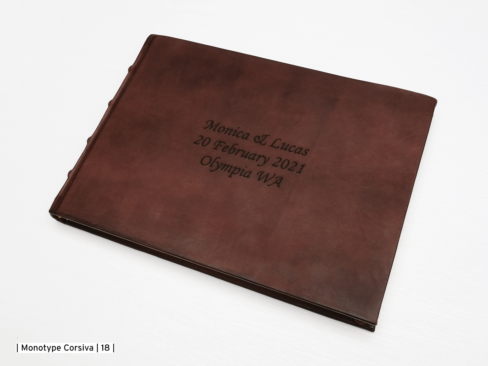 Leather Guest Book Classic Largeproduct zoom image #4