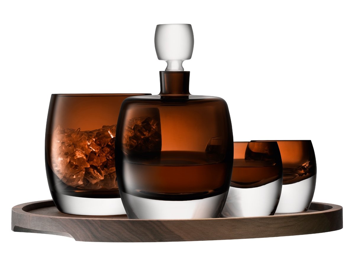 Luxury Whiskey Decanter Set Personalized Connoisseur LSA Clubproduct zoom image #1