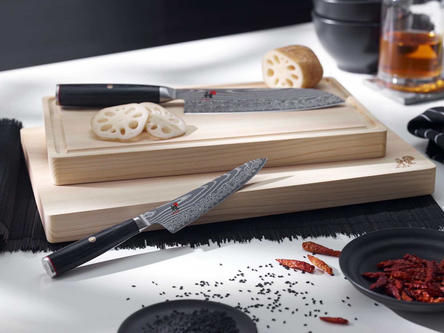 Japanese Chefs Knife Engraved Miyabi 5000 FC-D Gyutoh 8 inproduct zoom image #4